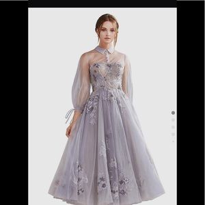 Andrea & Leo Couture Moonlight Blue in size 4 never worn